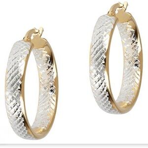 Two tone Hoops